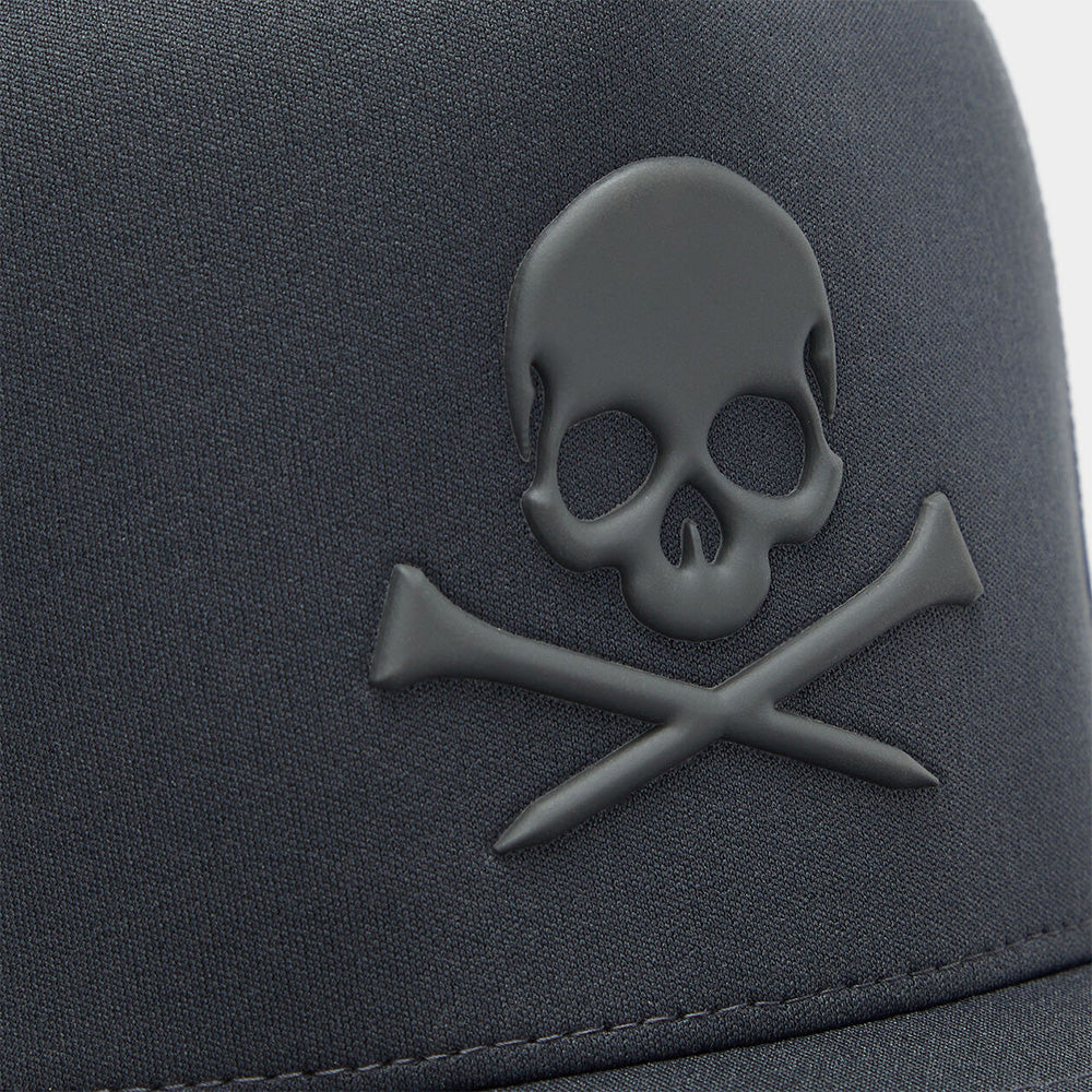 SKULL & TEES INTERLOCK KNIT TALL TRUCKER HAT 男士 高爾夫球帽