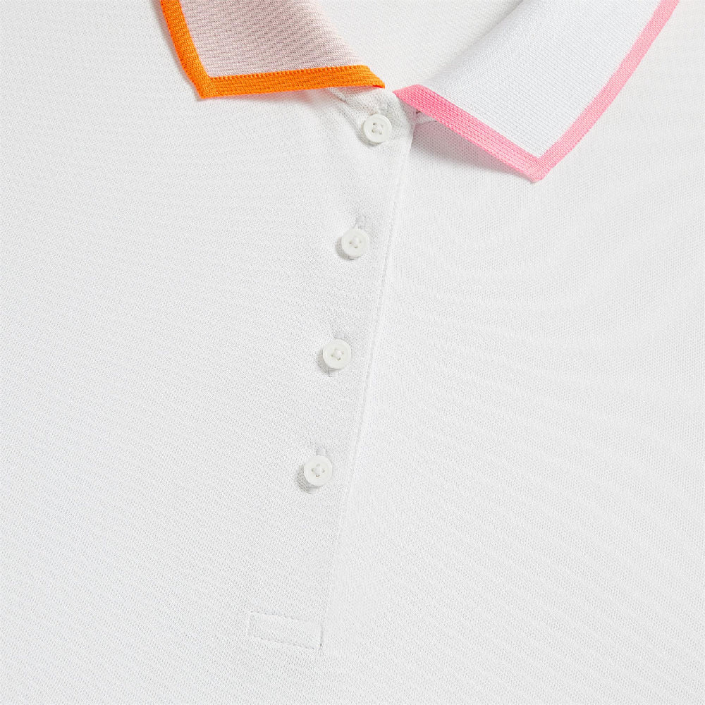 CONTRAST RIB COLLAR POLO 女士 高爾夫POLO衫 - ASH GOLF Taiwan