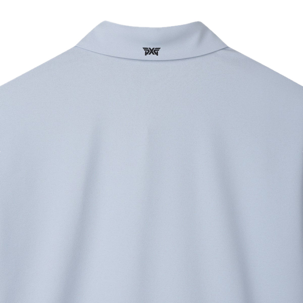 KNITTED SLEEVE POINT COLLAR 男士 翻領短袖上衣