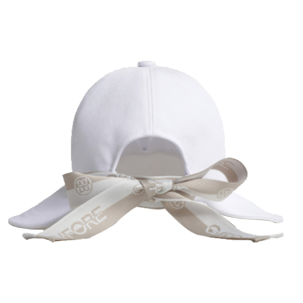 RIBBON WIDE CAP 女士 高爾夫球緞帶帽