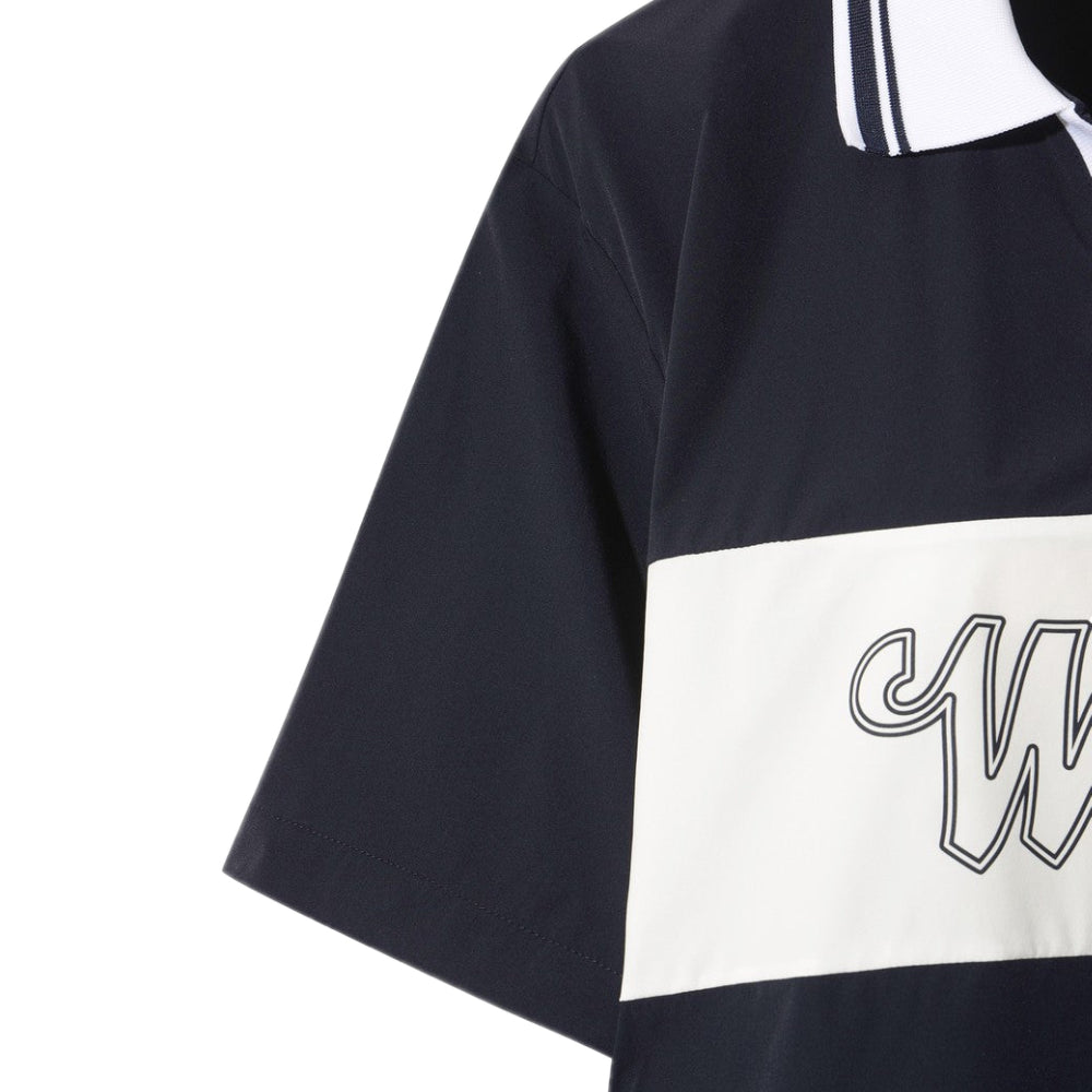 ATHLETIC RIB COLLAR STRETCH PULLOVER VEST 女士 翻領短袖上衣