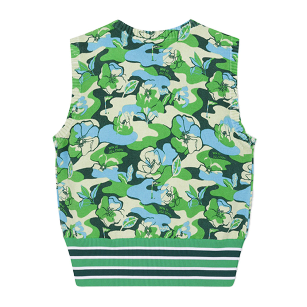 FLOWER PRINT KNIT VEST 女士 印花針織背心