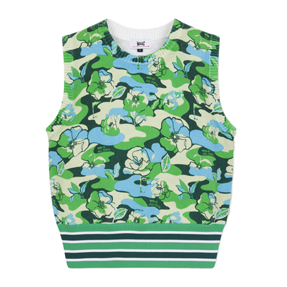 FLOWER PRINT KNIT VEST 女士 印花針織背心