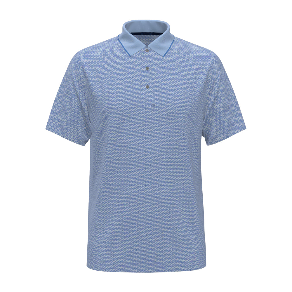 2 TONE MICRO GEO JACQUARD POLO 男士 高爾夫POLO衫