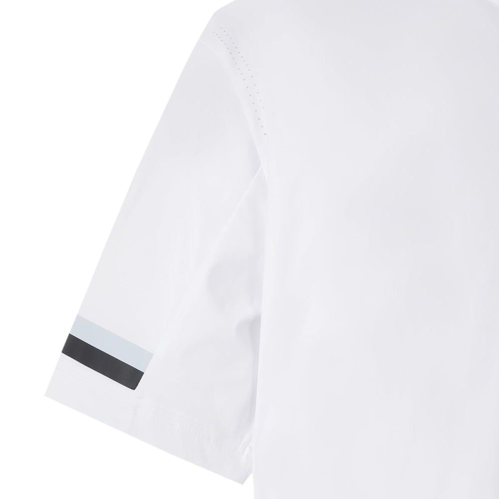 COLOR POINT MOCK NECK 男士 立領短袖上衣