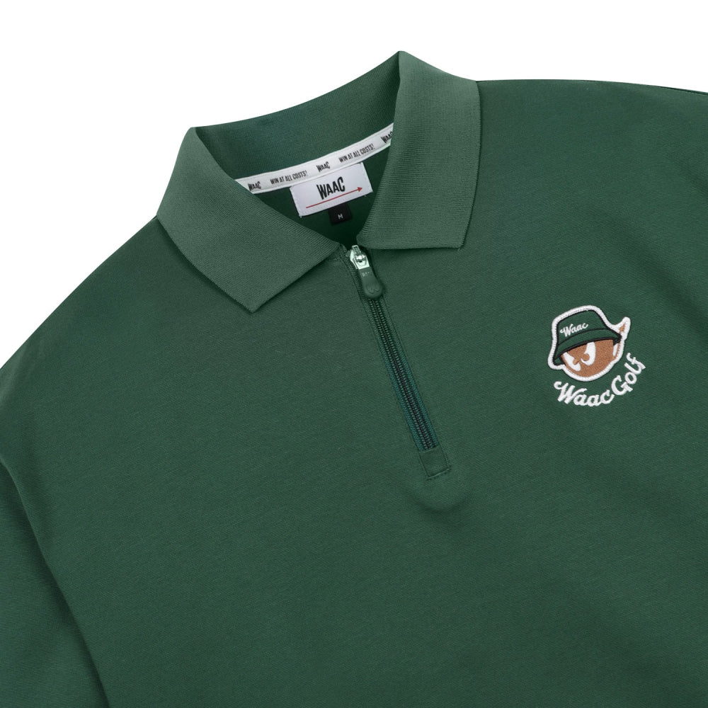 BUCKET HAT WAACKY HALF ZIP POLO 男士 翻領半開襟長袖上衣