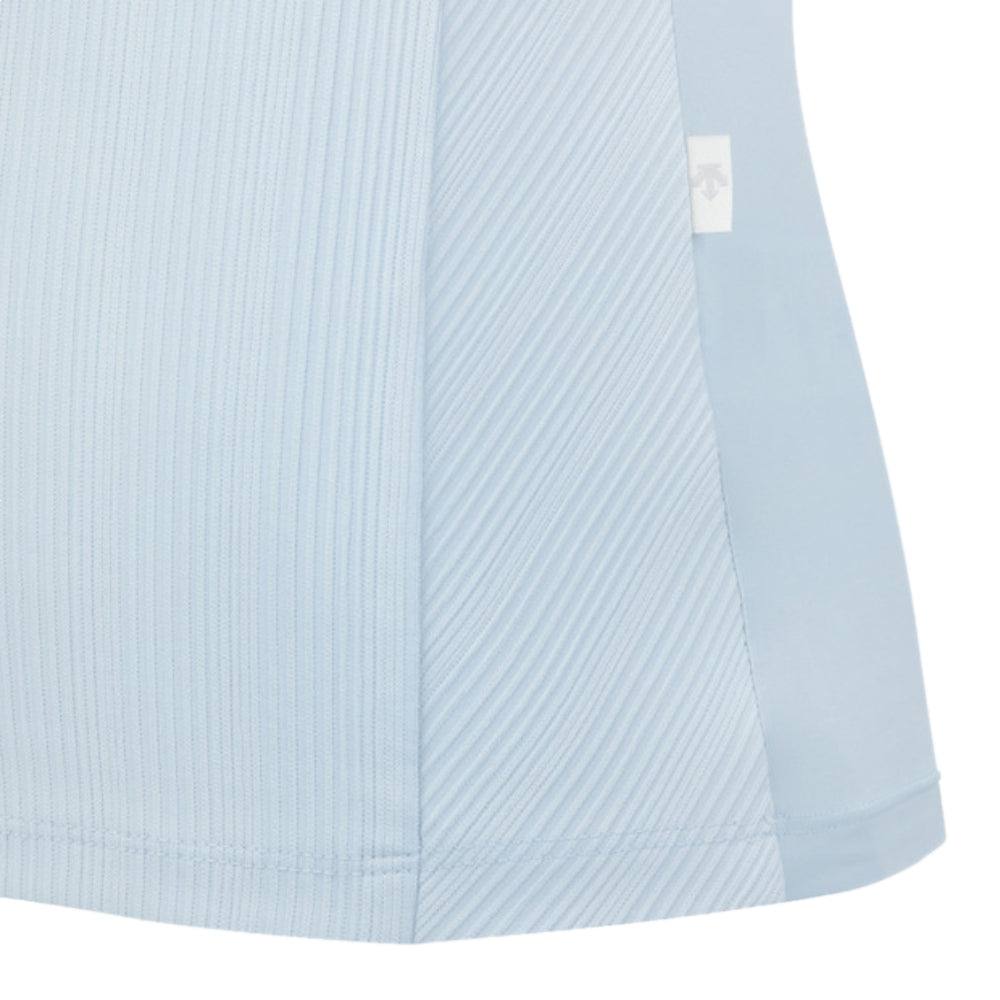 COOLING MIX RIBBED COLLARD T-SHIRT 女士 涼感翻領長袖上衣