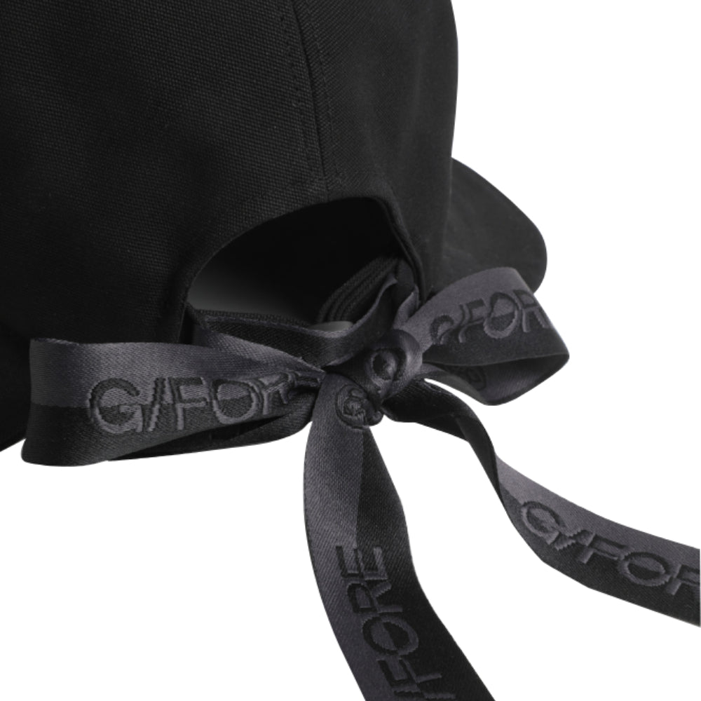 RIBBON WIDE CAP 女士 高爾夫球緞帶帽