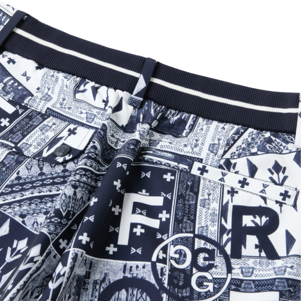 PATTERN SEERSUCKER SHORTS 男士 休閒印花短褲