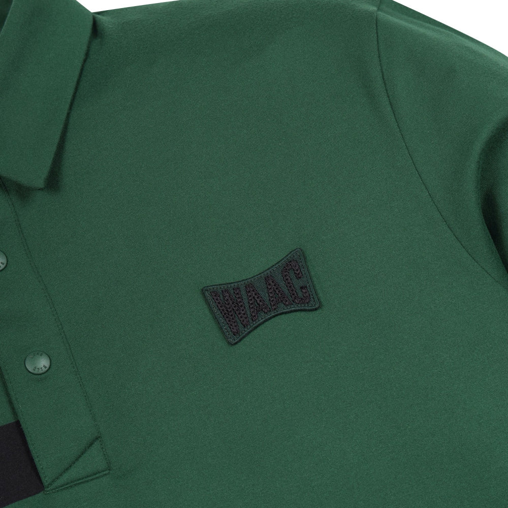 WAACKY STRIPE POINT FLEECE POLO 男士 高爾夫長袖POLO衫