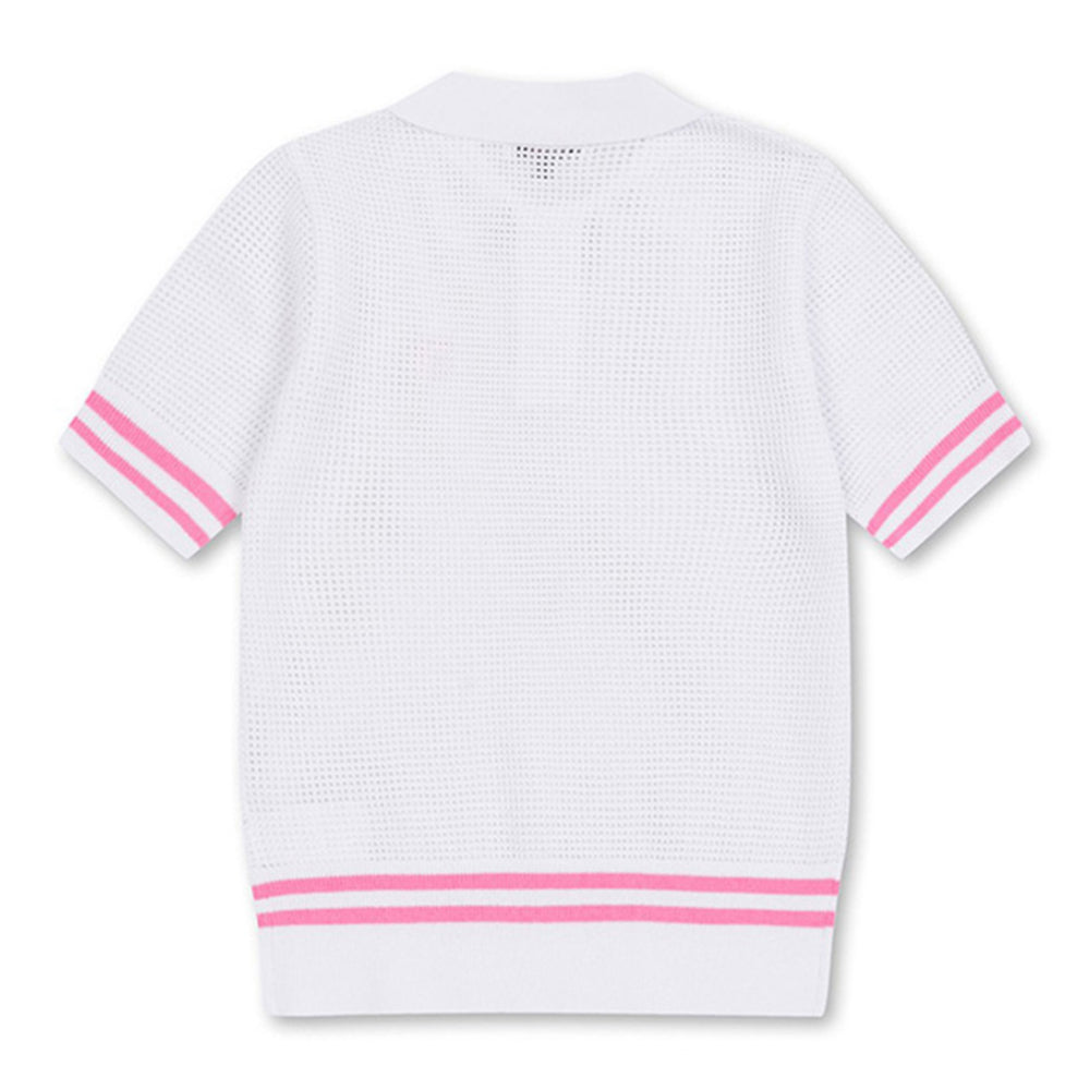 MESH POLO SS SWEATER 女士 短袖POLO衫