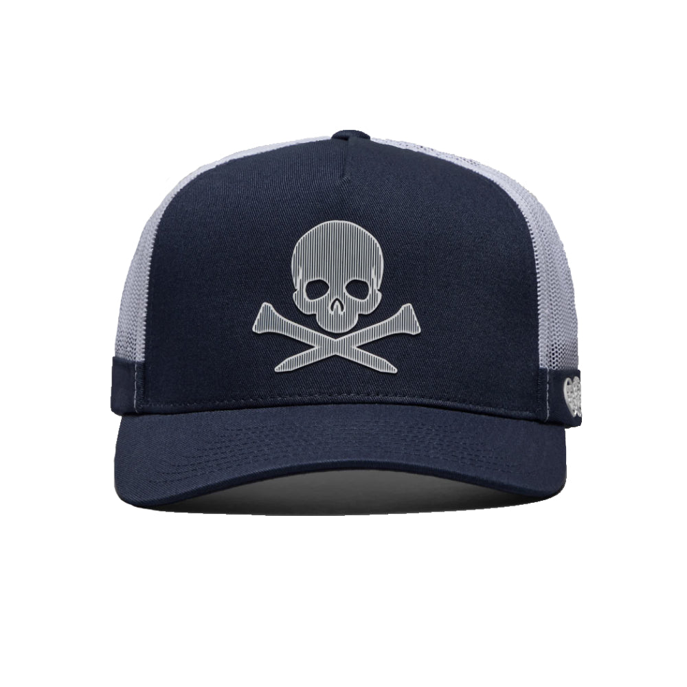 SKULL COTTON TWILL TRUCKER 男士 高爾夫球帽