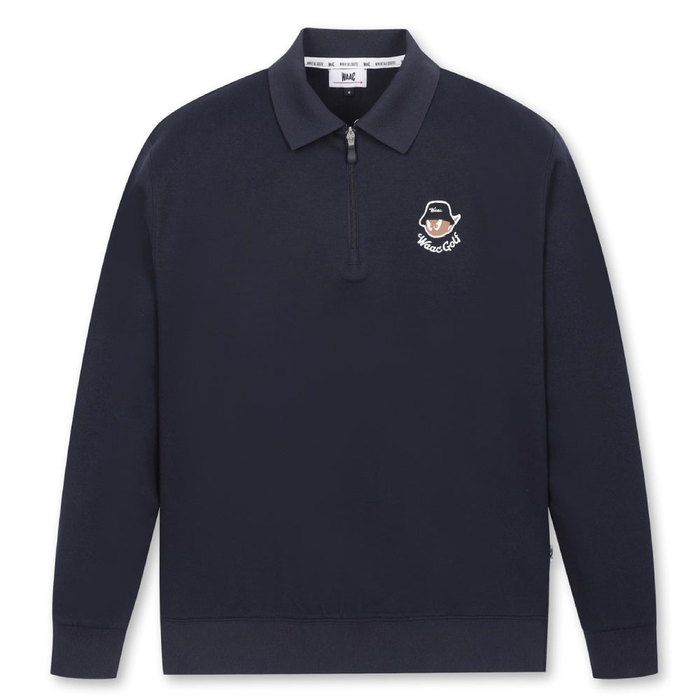 BUCKET HAT WAACKY HALF ZIP POLO 男士 翻領半開襟長袖上衣