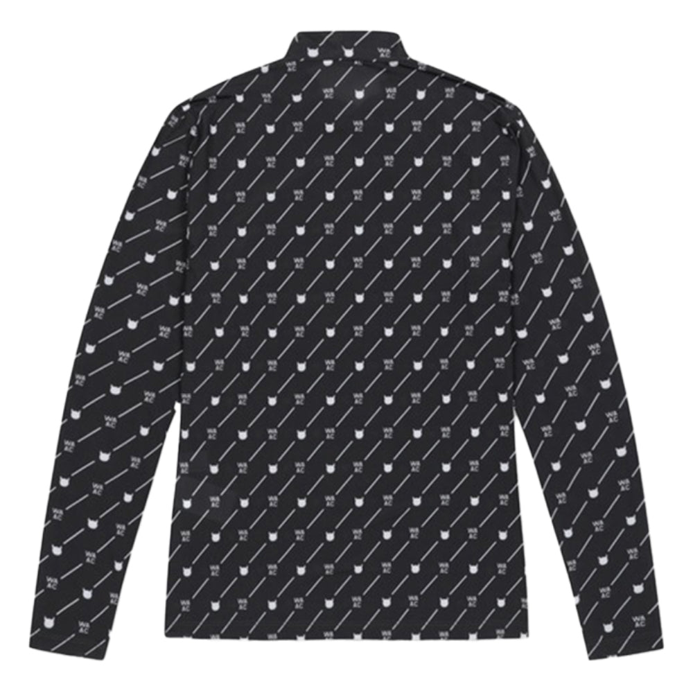 COOL PATTERN TURTLENECK TOP 女士 涼感小立領長袖上衣