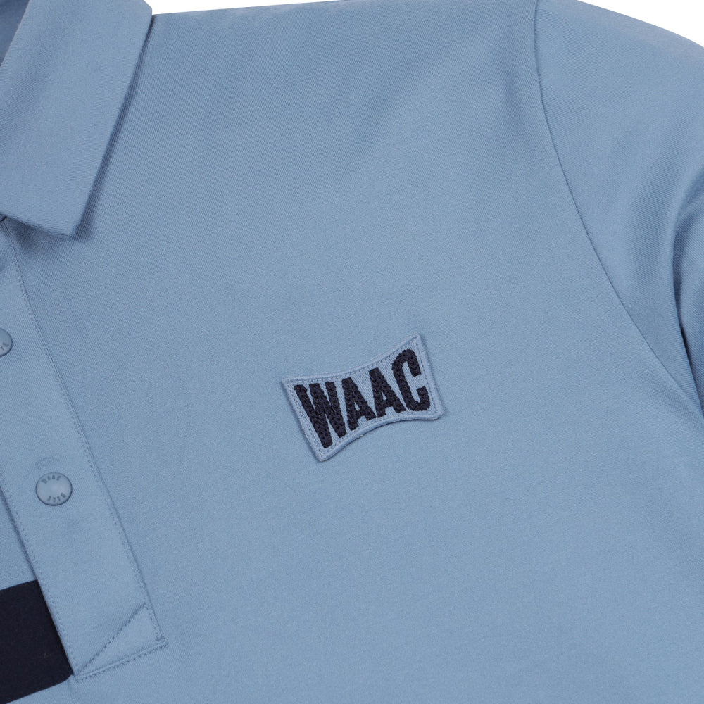 WAACKY STRIPE POINT FLEECE POLO 男士 高爾夫長袖POLO衫