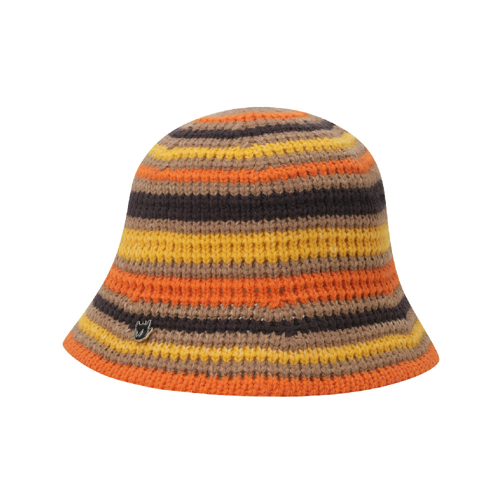 RAINBOW KNIT BUCKET HAT 女士 針織高爾夫漁夫帽