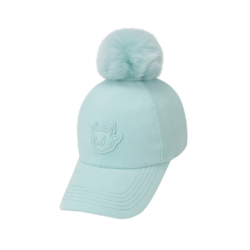 VELVET POMPOM CAP 女士 天鵝絨絨球帽