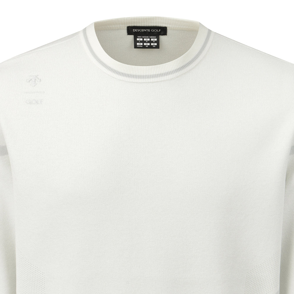 SOLID SINGLE-LAYERED ROUND SWEATER 男士 高爾夫長袖上衣