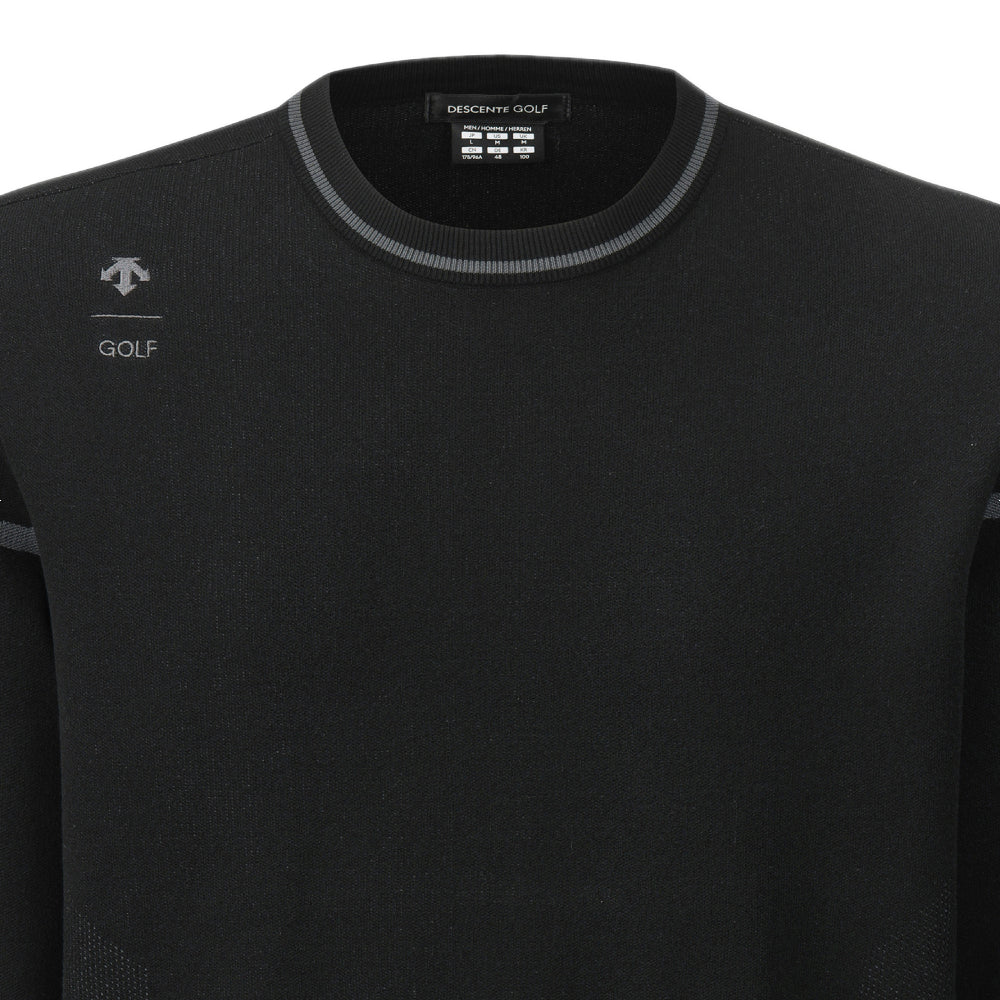 SOLID SINGLE-LAYERED ROUND SWEATER 男士 高爾夫長袖上衣