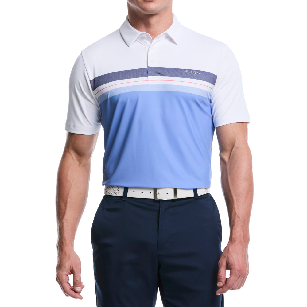 ENG CHEST STRIPE PRINTED POLO 男士 高爾夫POLO衫