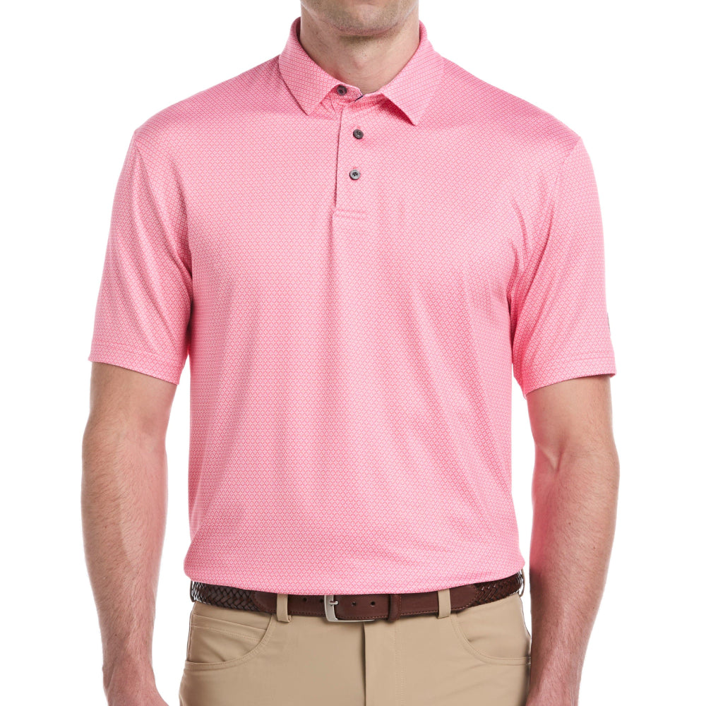 2 COLOR MICRO GEO PRINTED POLO 男士 高爾夫POLO衫