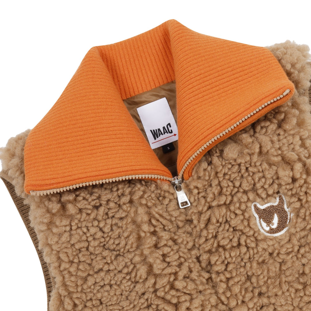 FLEECE SLEEVELESS VEST 女士 毛絨防風背心