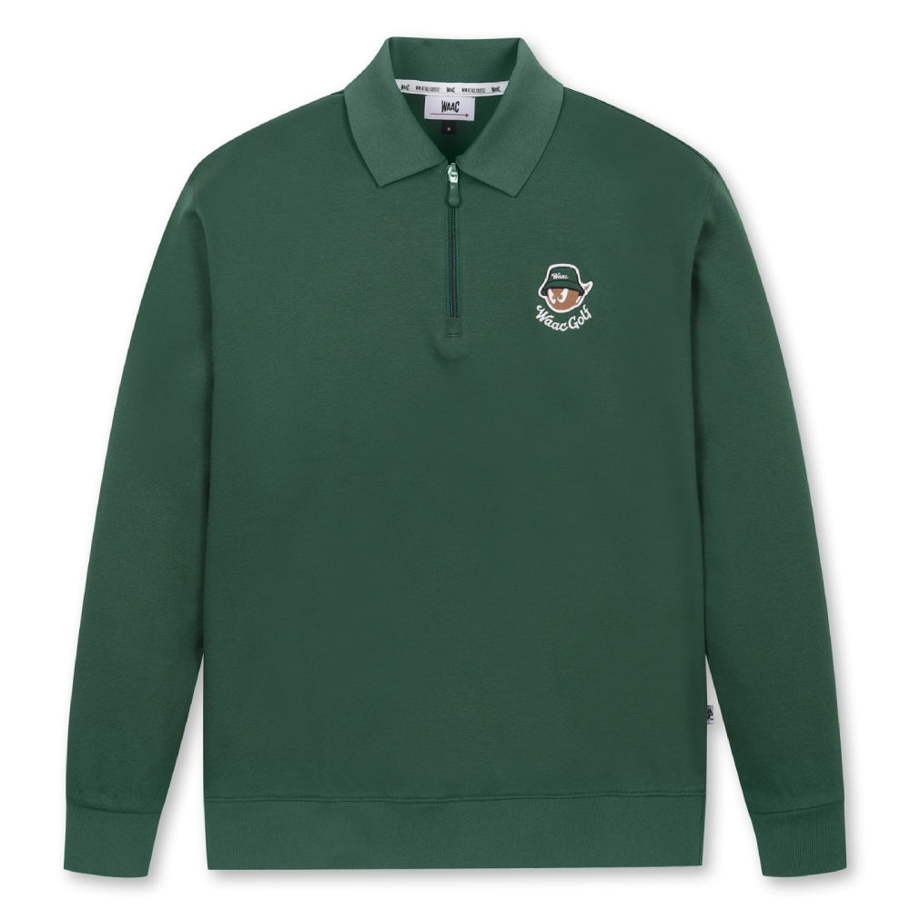 BUCKET HAT WAACKY HALF ZIP POLO 男士 翻領半開襟長袖上衣