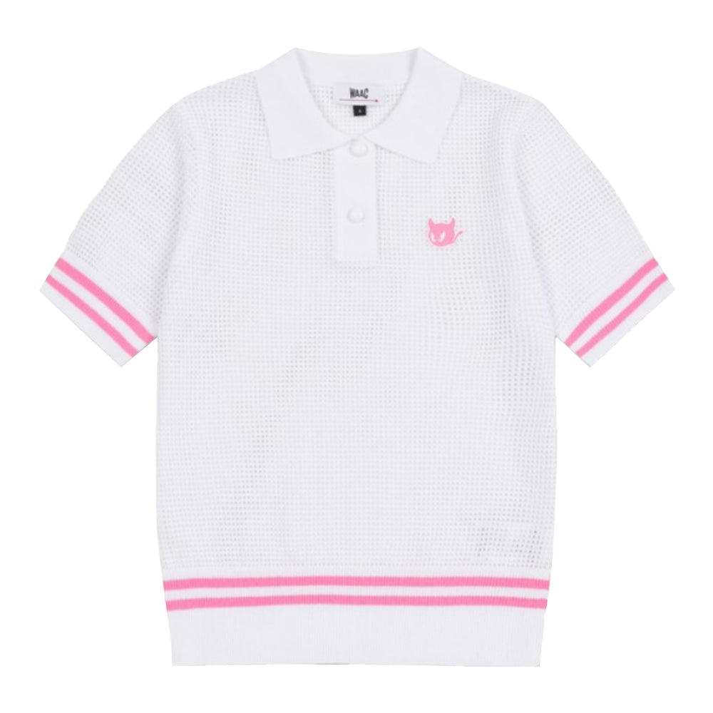 MESH POLO SS SWEATER 女士 短袖POLO衫