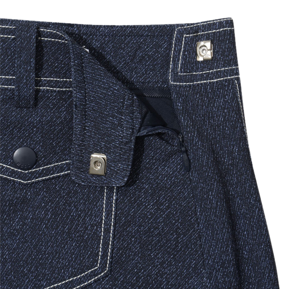 DENIM LIKE SKIRT 女士 高爾夫短褲裙