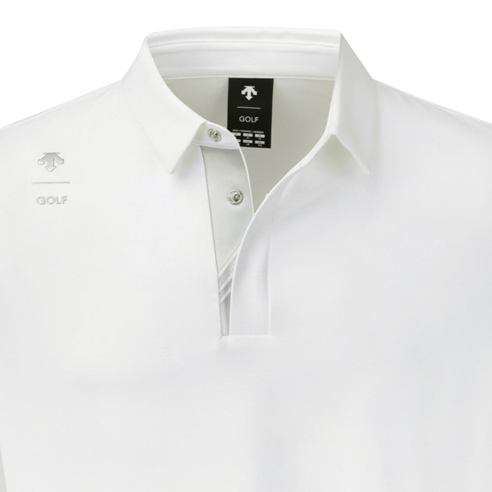 SIGNATURE JACQUARD Y-COLLARED LONG-SLEEVED T-SHIRT 男士 翻領長袖上衣