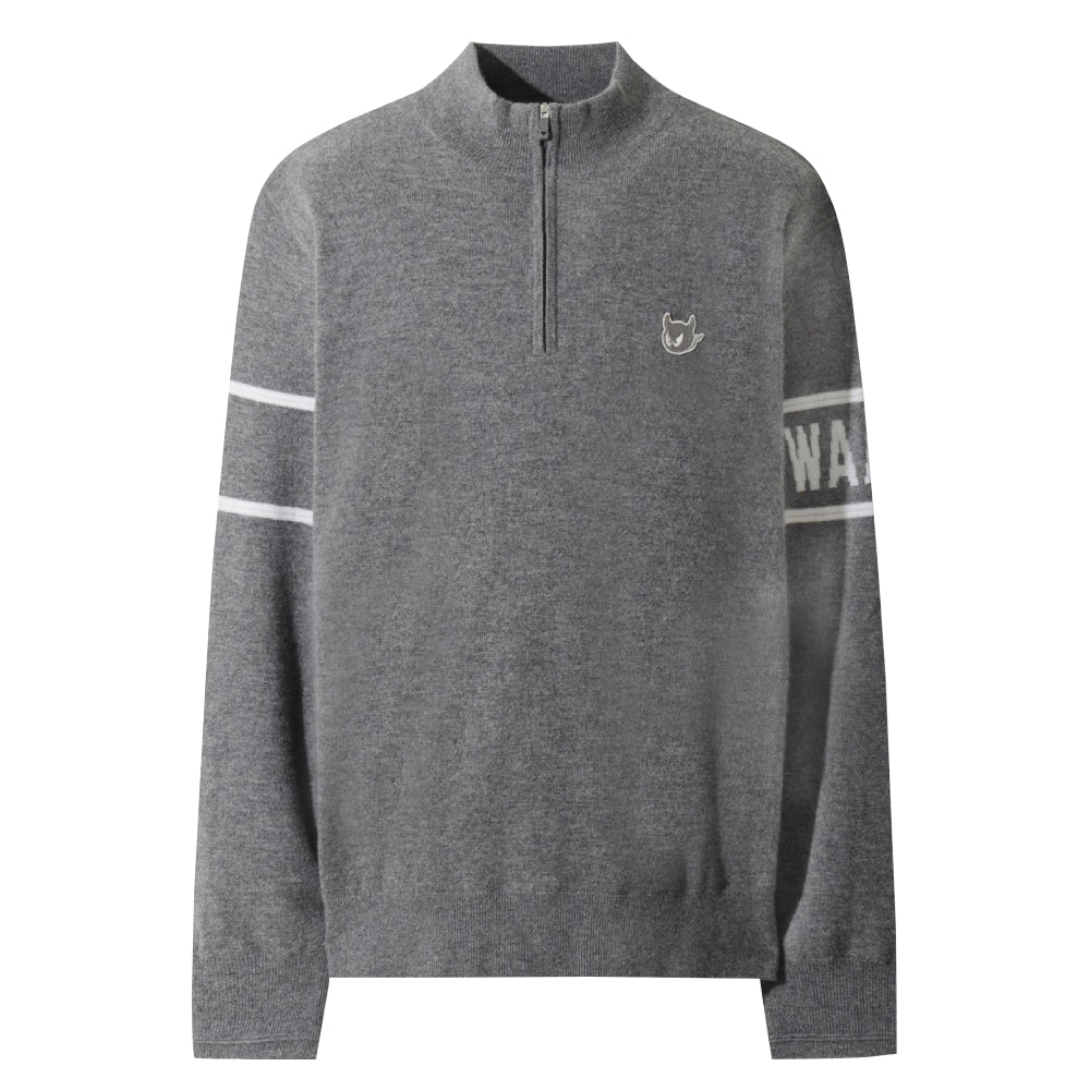 WOOL HALF ZIP SWEATER 男士 半開襟毛衣