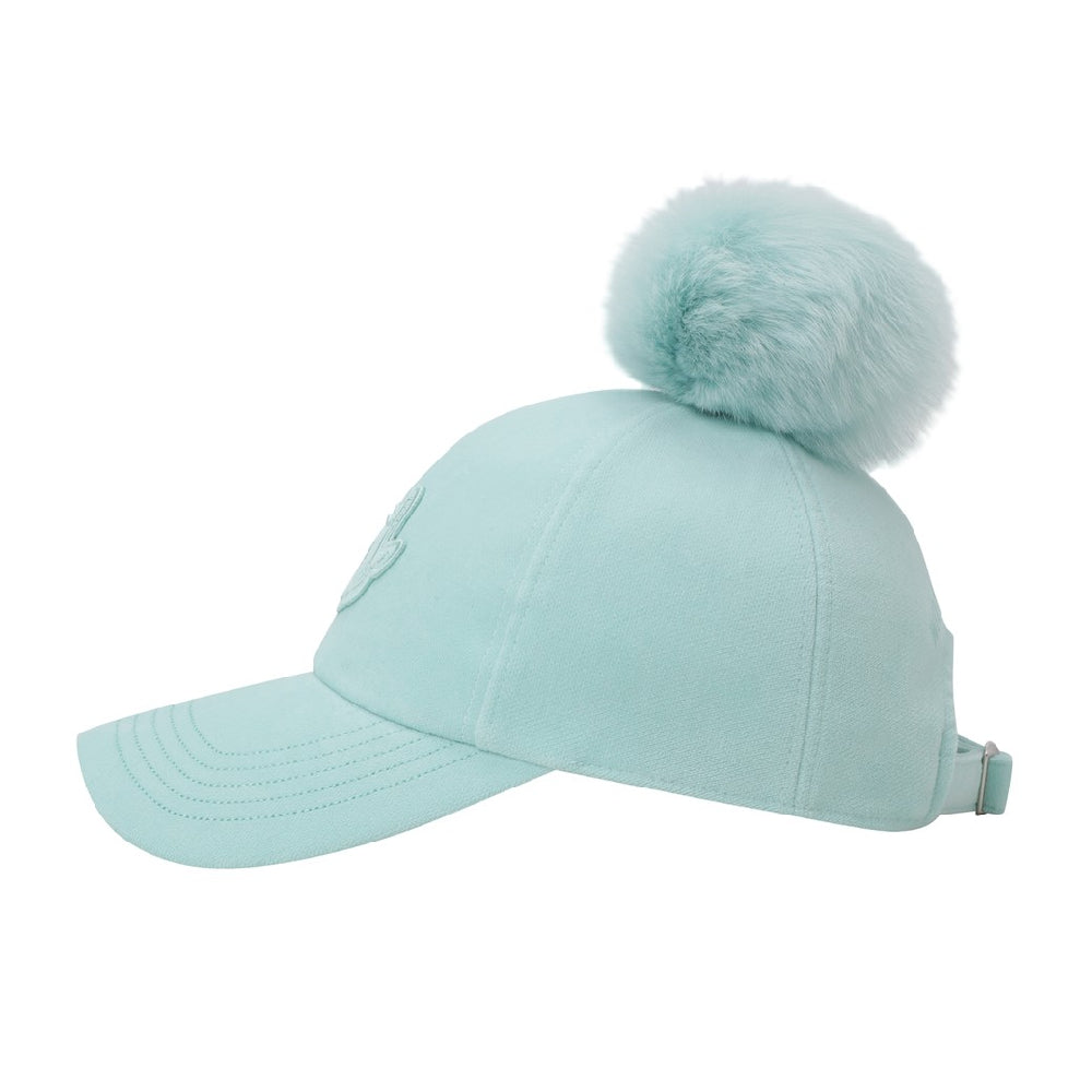 VELVET POMPOM CAP 女士 天鵝絨絨球帽