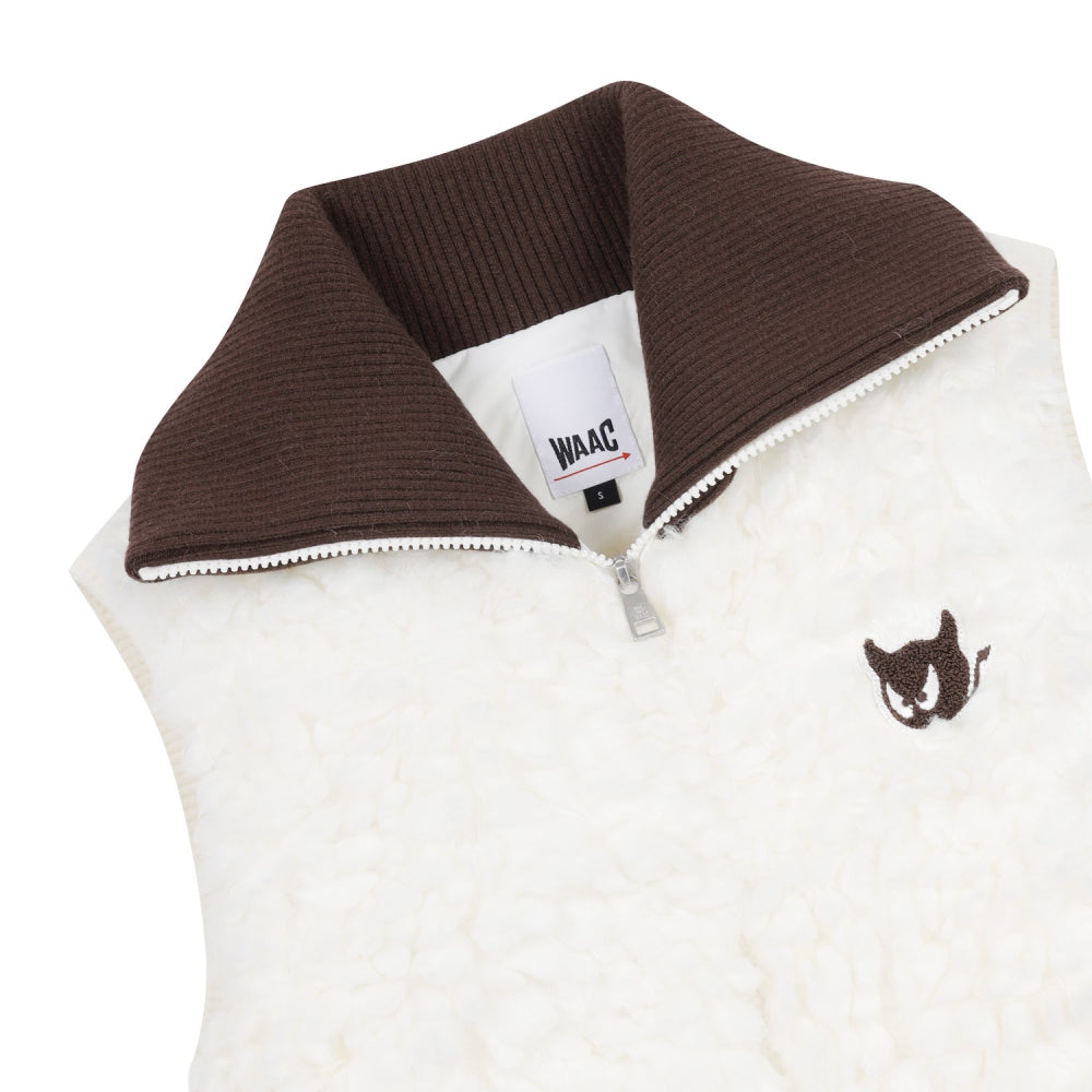 FLEECE SLEEVELESS VEST 女士 毛絨防風背心