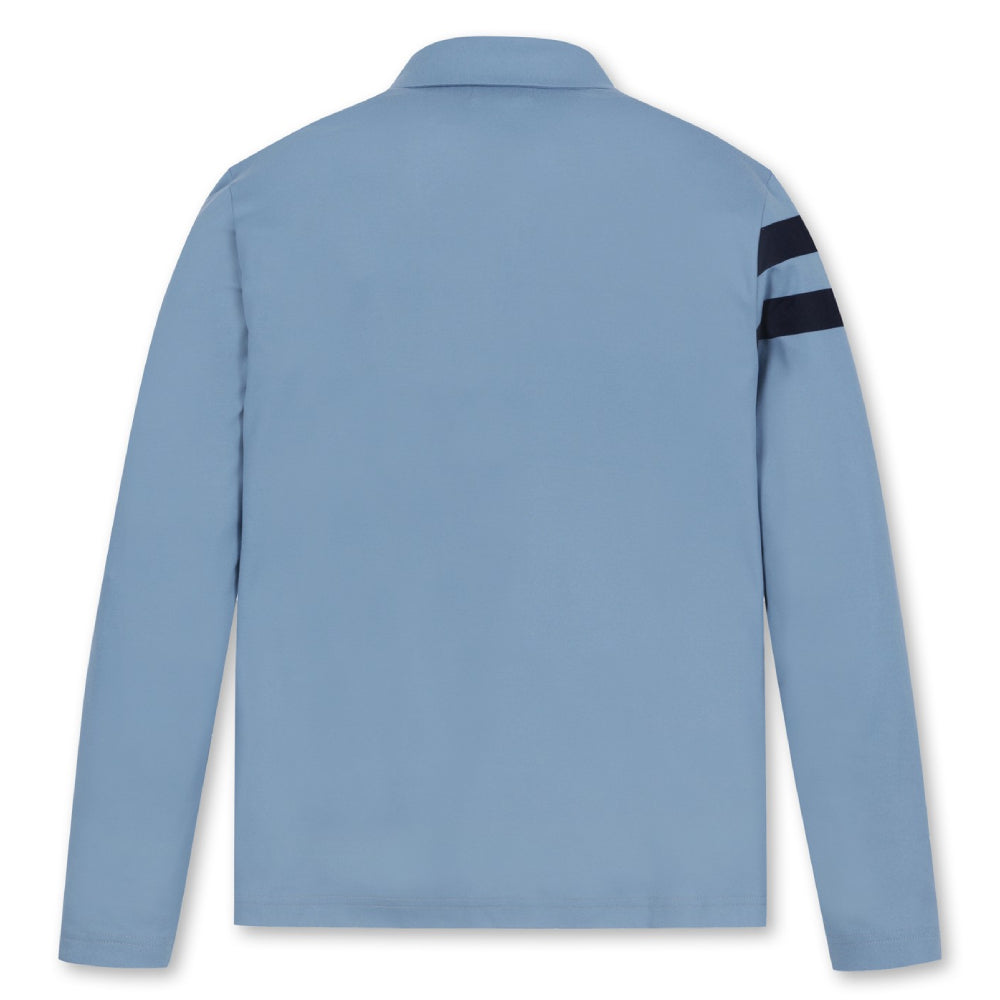 WAACKY STRIPE POINT FLEECE POLO 男士 高爾夫長袖POLO衫