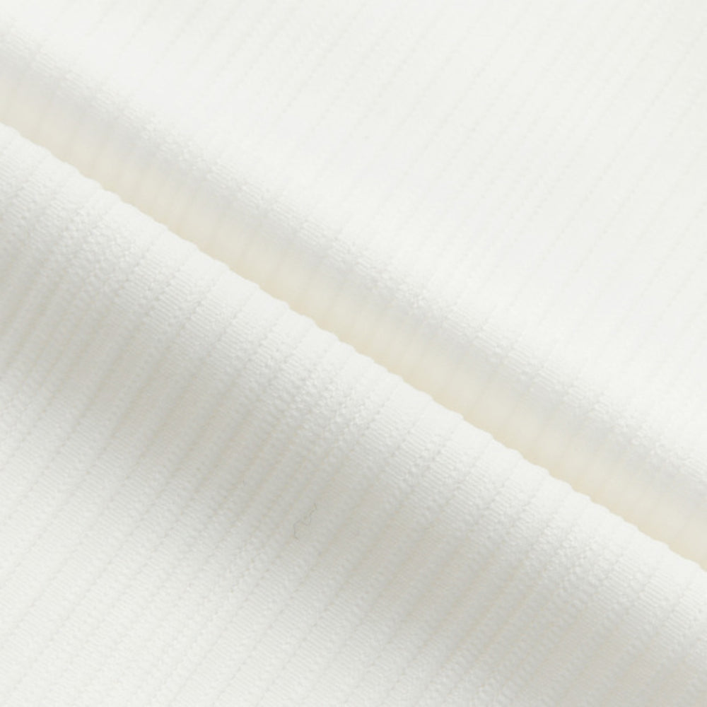COOLING MIX RIBBED COLLARD T-SHIRT 女士 涼感翻領長袖上衣