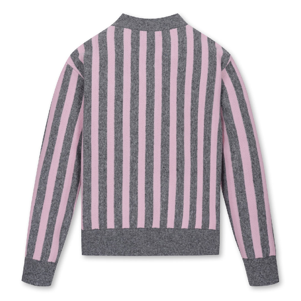 STRIPE V-NECK SWEATER 女士 V領毛衣