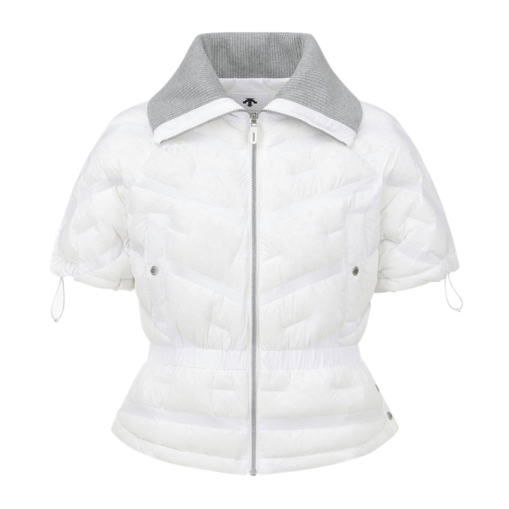 SHORT-SLEEVED TUBE-DOWN JUMPER 女士 高爾夫羽絨短袖外套