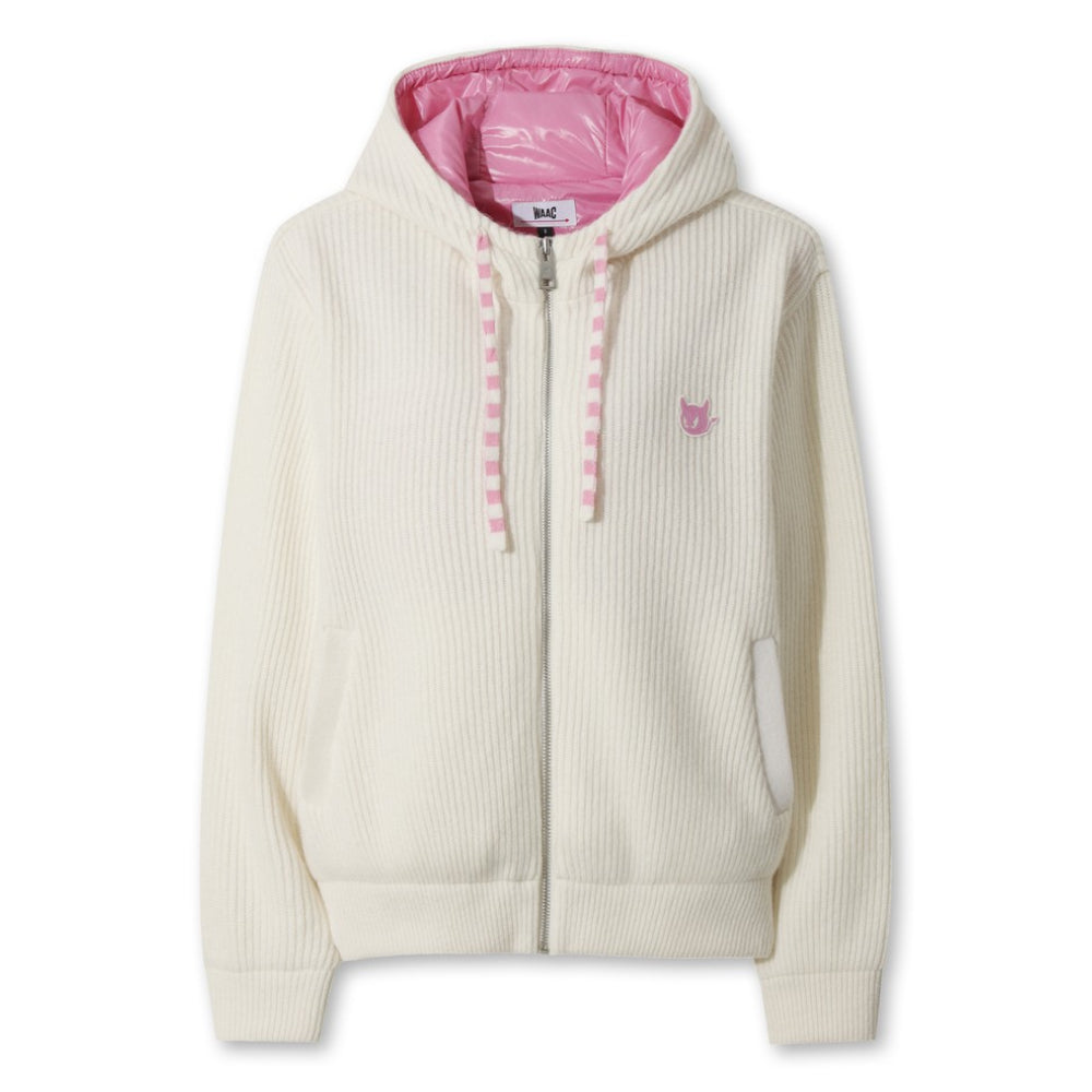 FULL ZIP KNIT HOODIE JACKET 女士 針織連帽外套