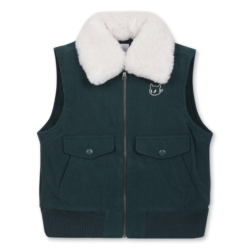CORDUROY WINTER SLEEVELESS VEST 女士 燈芯絨背心