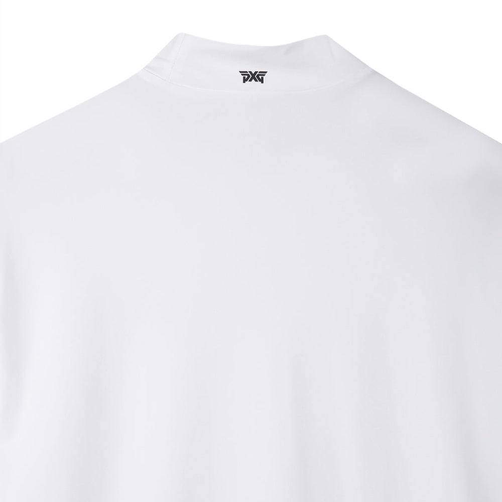 COLOR POINT MOCK NECK 男士 立領短袖上衣