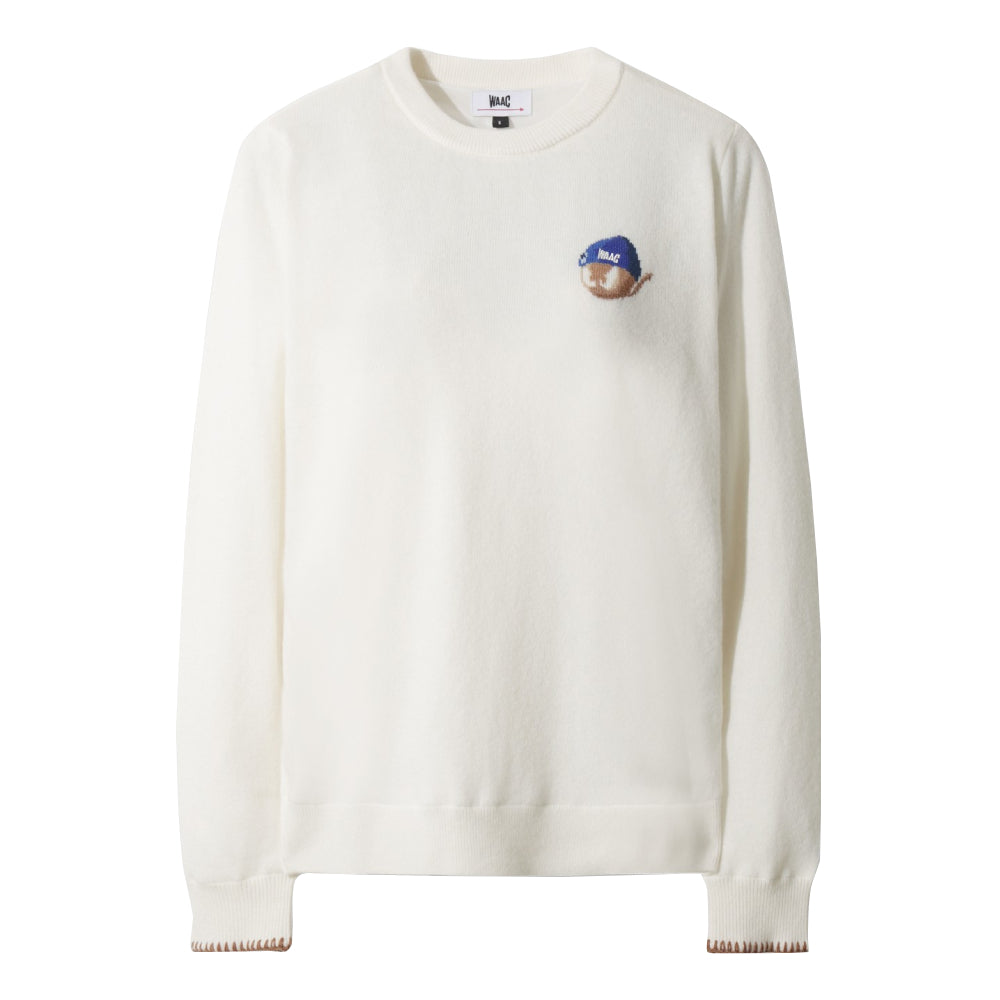 CASHMERE BLENDED CHAIN STITCH SWEATER 女士 長袖上衣