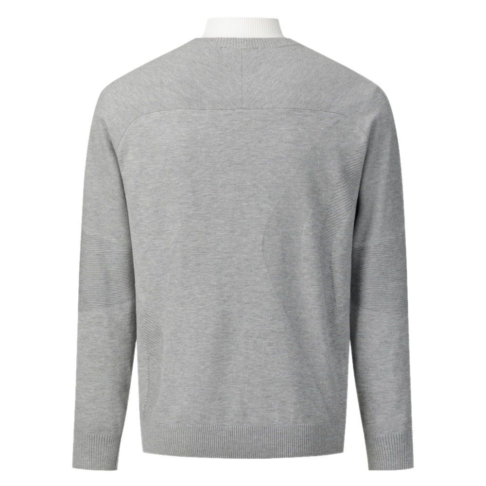 2-IN-1 LONG-SLEEVED SWEATER 男士 二合一圓領毛衣
