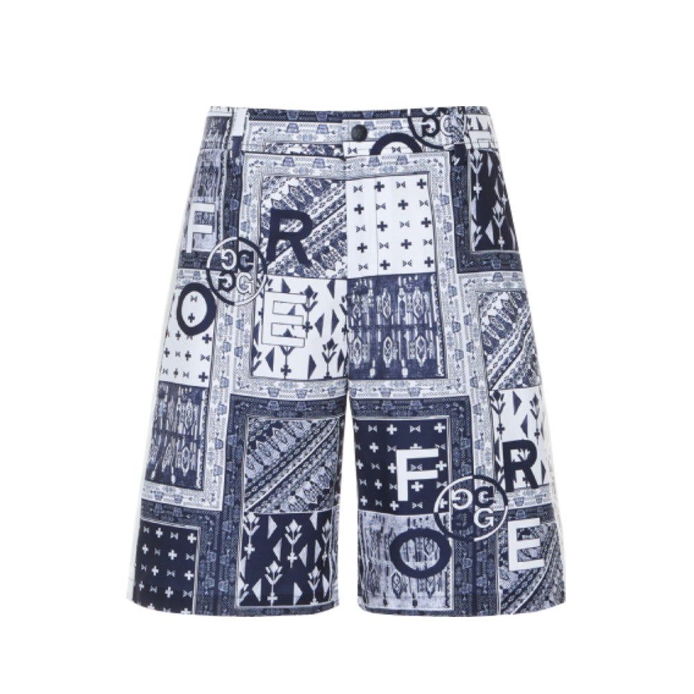 PATTERN SEERSUCKER SHORTS 男士 休閒印花短褲