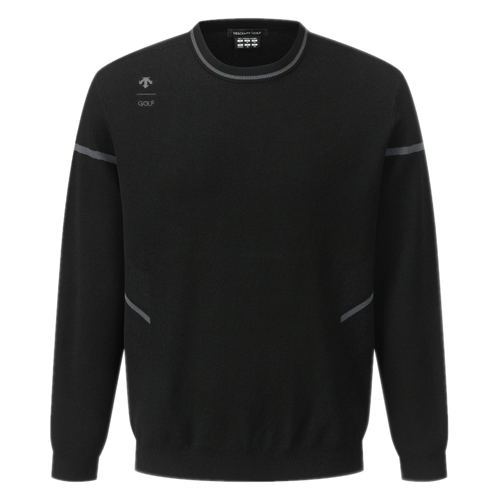 SOLID SINGLE-LAYERED ROUND SWEATER 男士 高爾夫長袖上衣