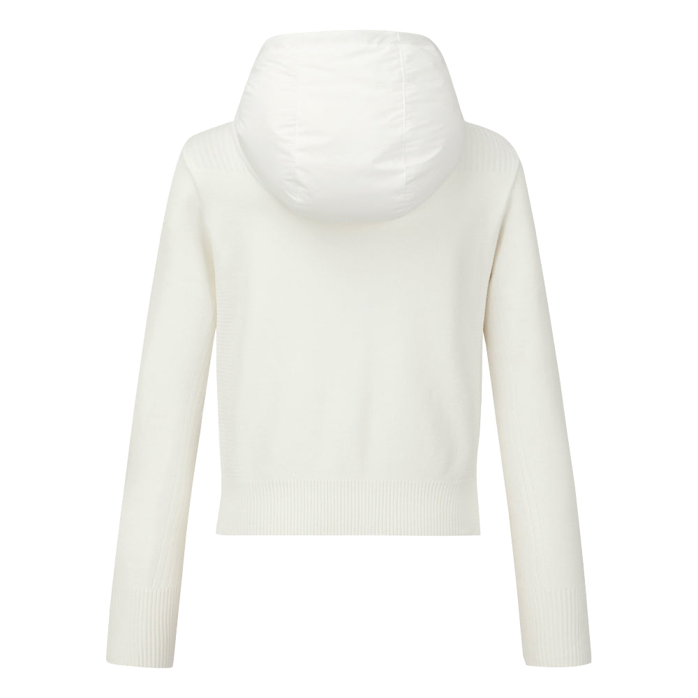 CHENILLE HOODED ZIP-UP CARDIGAN 女士 連帽針織外套