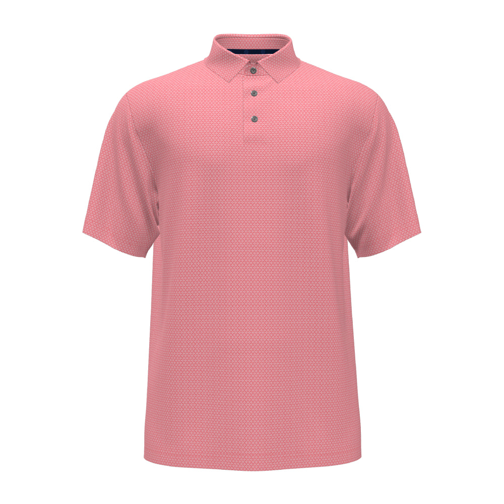 2 COLOR MICRO GEO PRINTED POLO 男士 高爾夫POLO衫