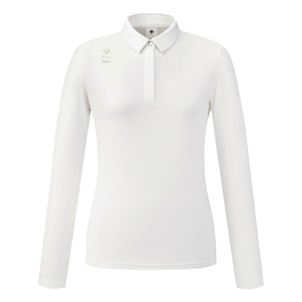 SIGNATURE COLLARED T-SHIRT 女士 翻領長袖上衣