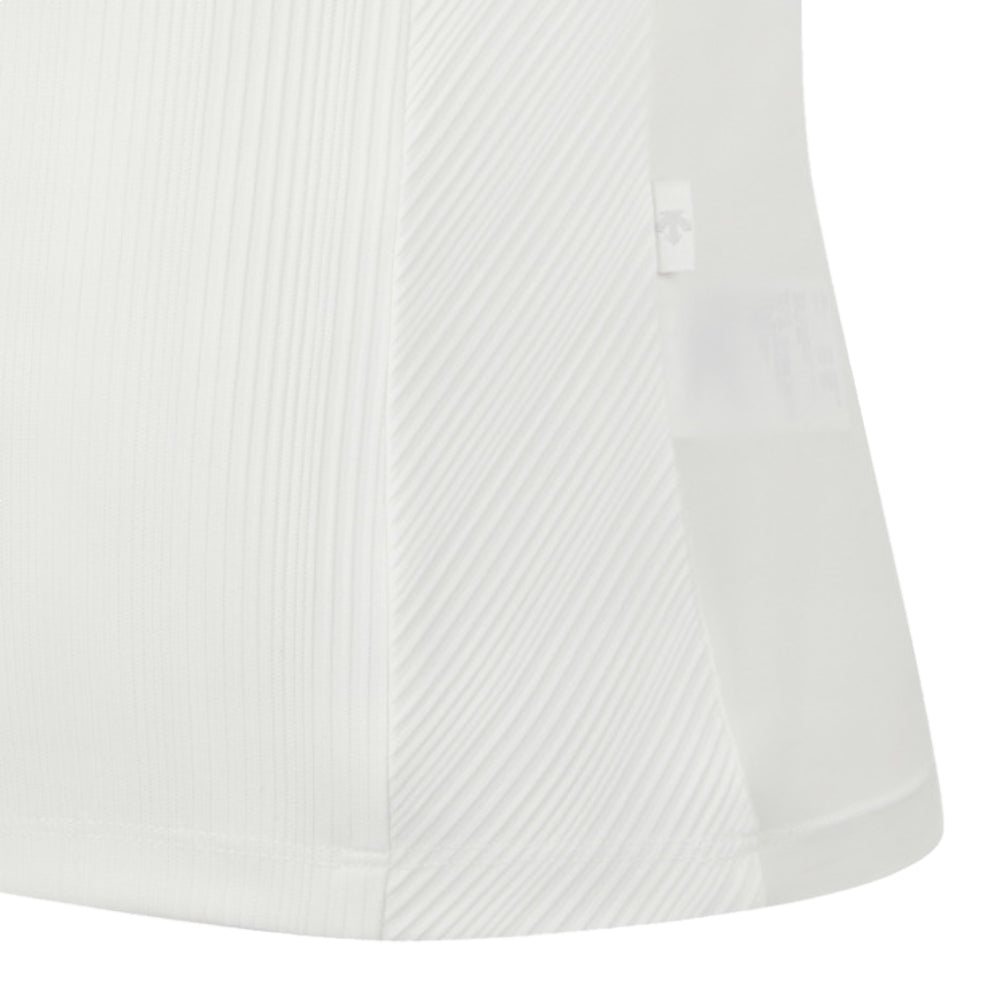 COOLING MIX RIBBED COLLARD T-SHIRT 女士 涼感翻領長袖上衣