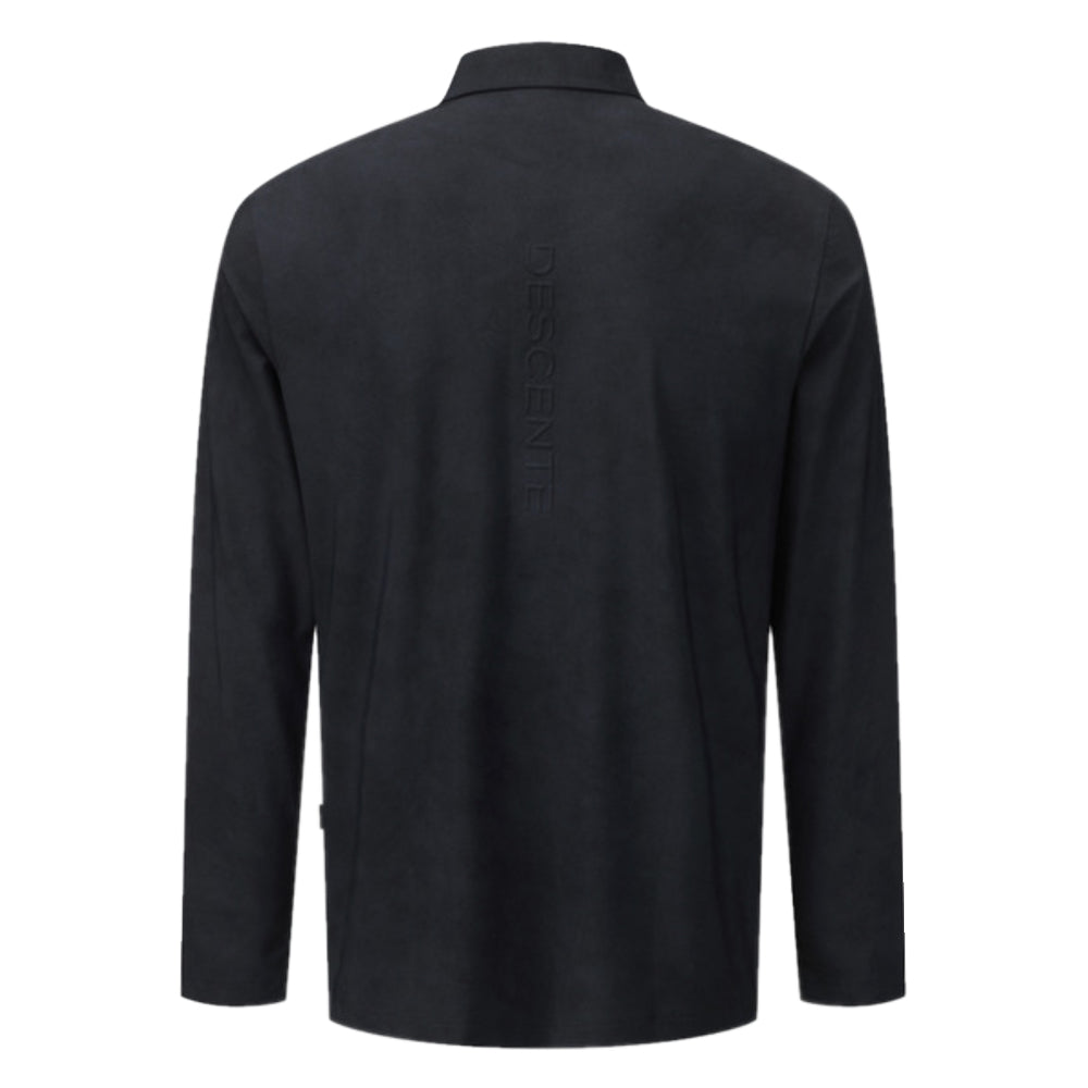 ALL-OVER PATTERNED Y-COLLARED LONG-SLEEVED T-SHIRT 男士 高爾夫長袖POLO衫