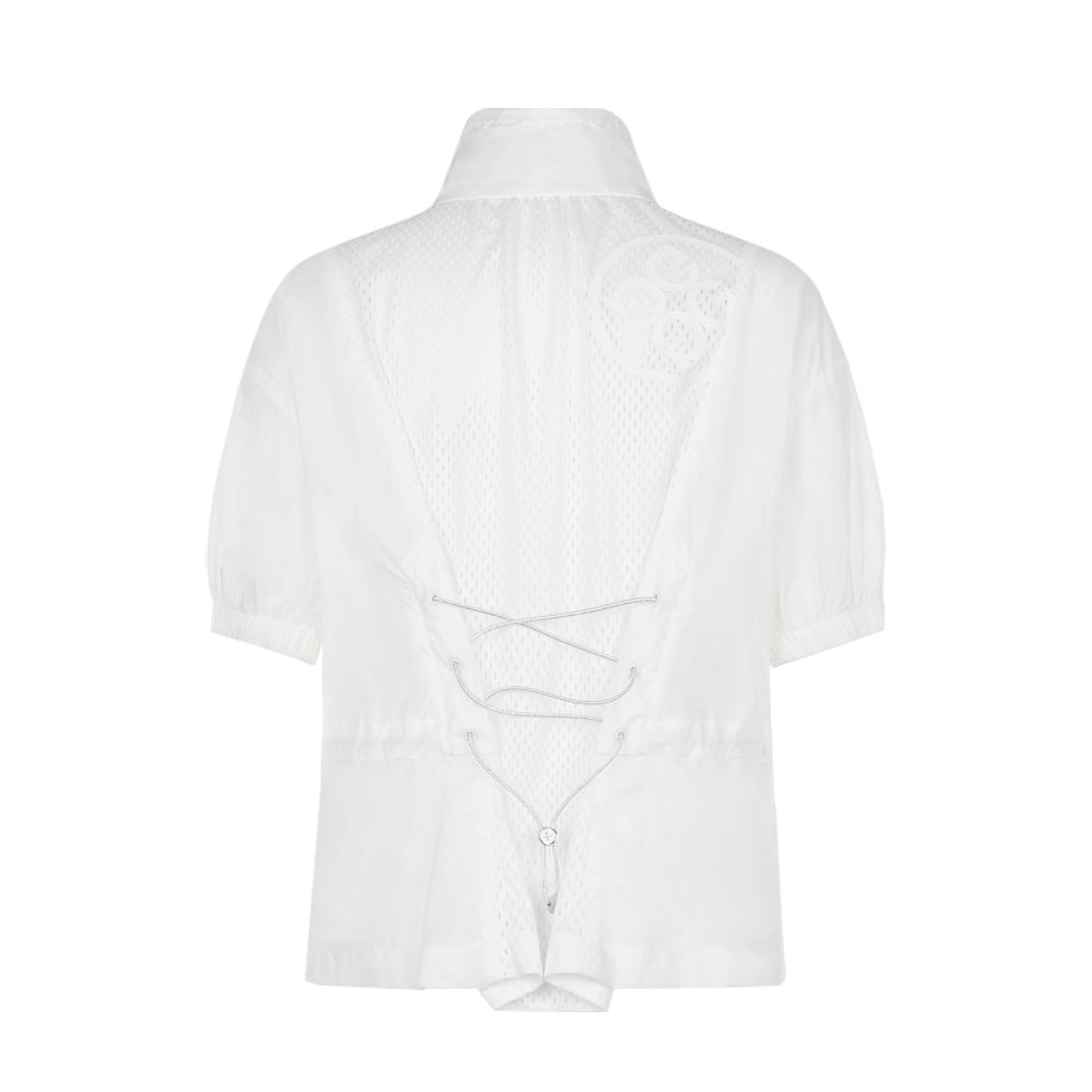 MESH HYBRID HALFSLEEVES JACKET 女士 短袖防風外套